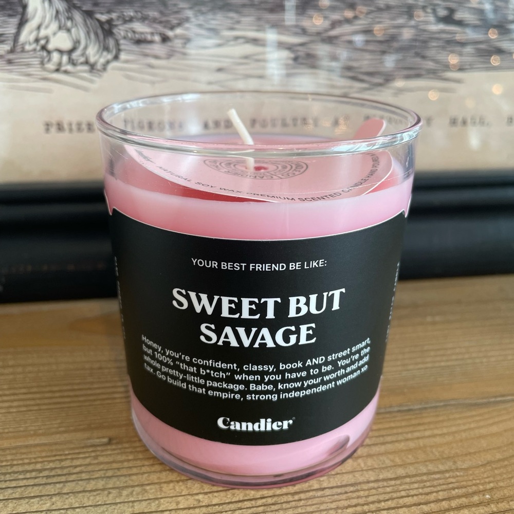 NEW Candier SWEET BUT SAVAGE Scented Candle
